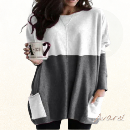 Alkinar Dame Komfortabler Sweatshirt mit Langärmle – Perfekt für jede Gelegenheit