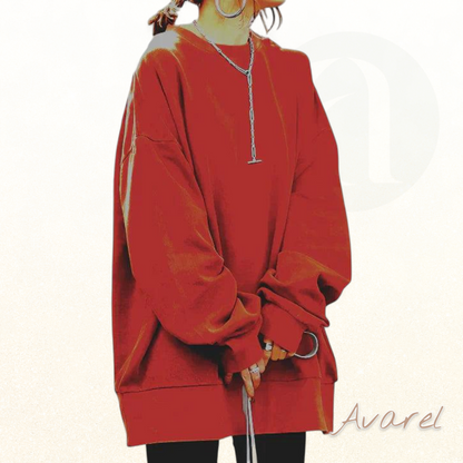 Owana | Sweatshirt mit leichter Elastizität und leicht oversize Passform für perfekte Bequemlichkeit