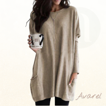 Alkinar Dame Komfortabler Sweatshirt mit Langärmle – Perfekt für jede Gelegenheit