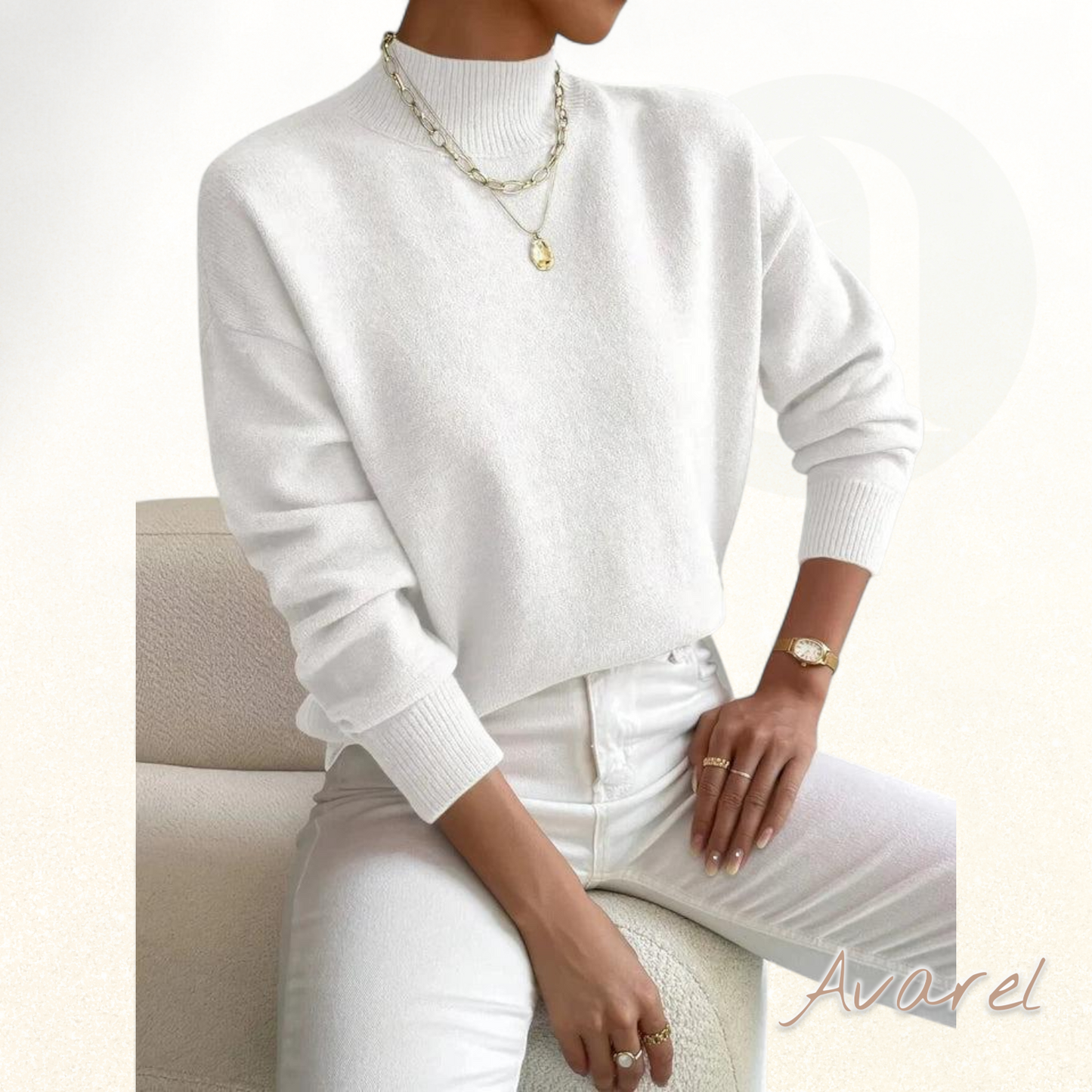 Marshallina | Elegantes Schleifen-Strickpulli für dä zeitlose Stil und en klassischer Look