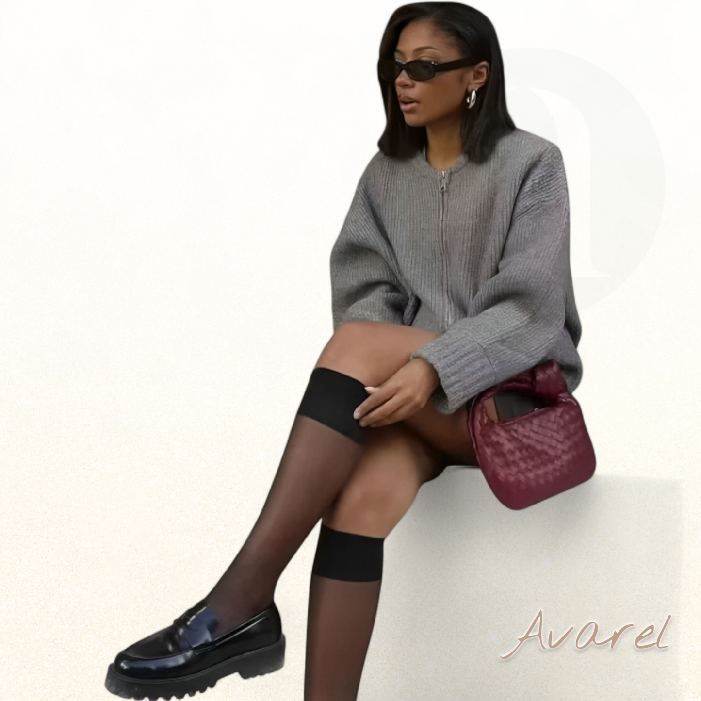 Chic Plus-Size Frauen Pullover mit Reißverschluss – Bequeme Passform & Trendiger Look