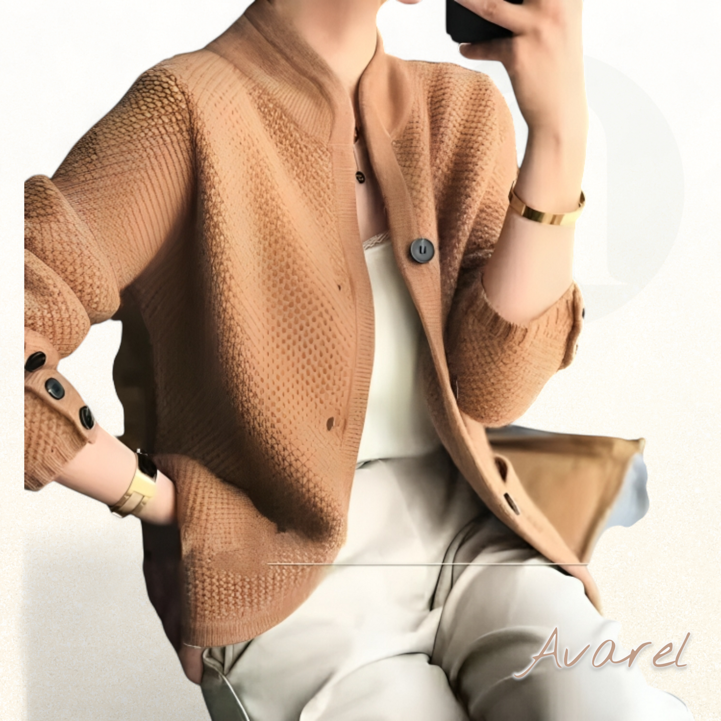 Chic Fraue-Wollpullover mit Knöpfe – Komfortabel, Wärmend und Langlebig für eleganten Stil