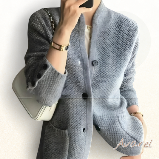 Chic Fraue-Wollpullover mit Knöpfe – Komfortabel, Wärmend und Langlebig für eleganten Stil