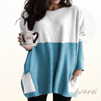 Alkinar Dame Komfortabler Sweatshirt mit Langärmle – Perfekt für jede Gelegenheit